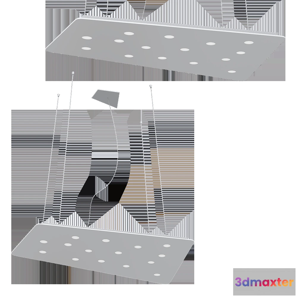 1647522 - Cattaneo Illuminazione - Pendant lamp Fuorisquadra 3D Max