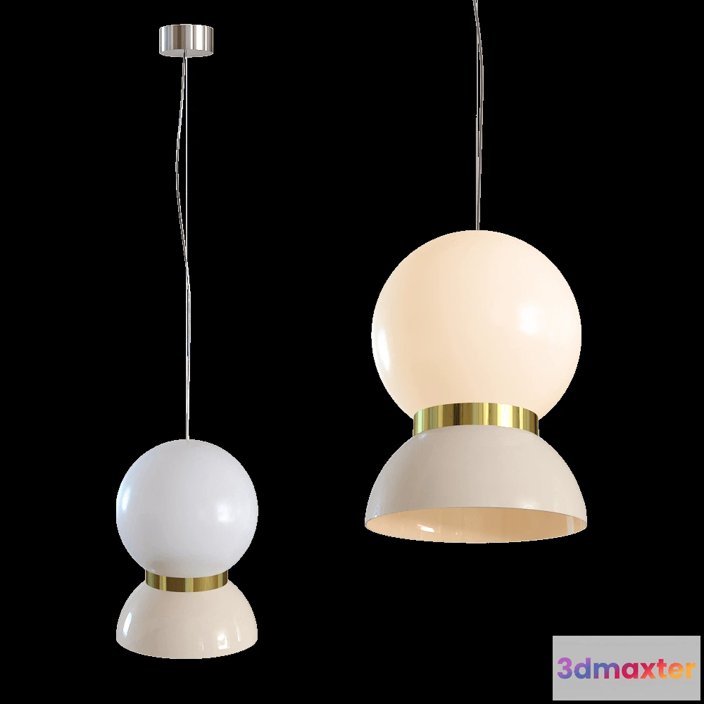 1647556 - Ceccotti Collezioni  - Pendant lamp Saint Louis 3D Max