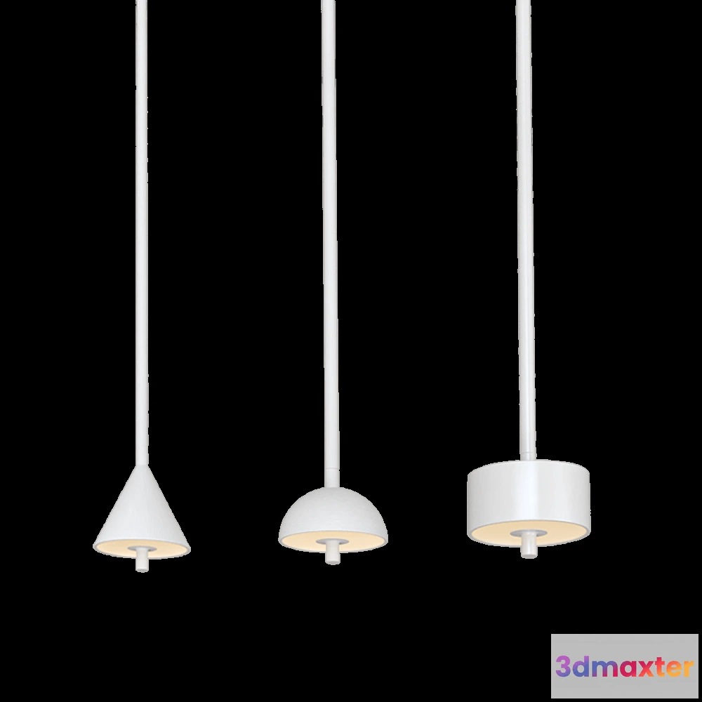 1647560 - Chors - Suspended lamp Otel Z ABC 3D Max