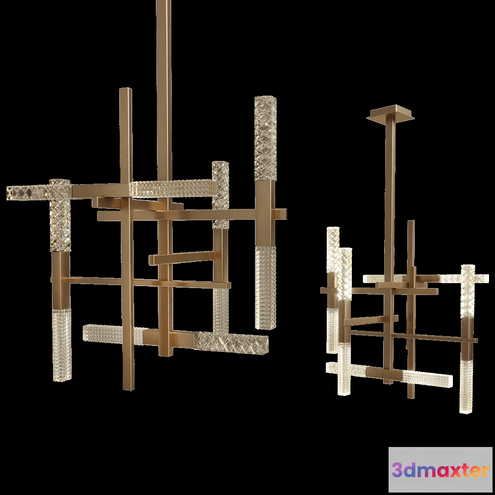 1647620 - Contardi  - Pendant lamp Mikado SO 3D Max