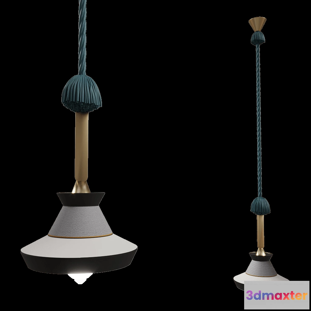1647624 - Contardi  - Pendant lamp Calypso SO GUADALOUPE 3D Max
