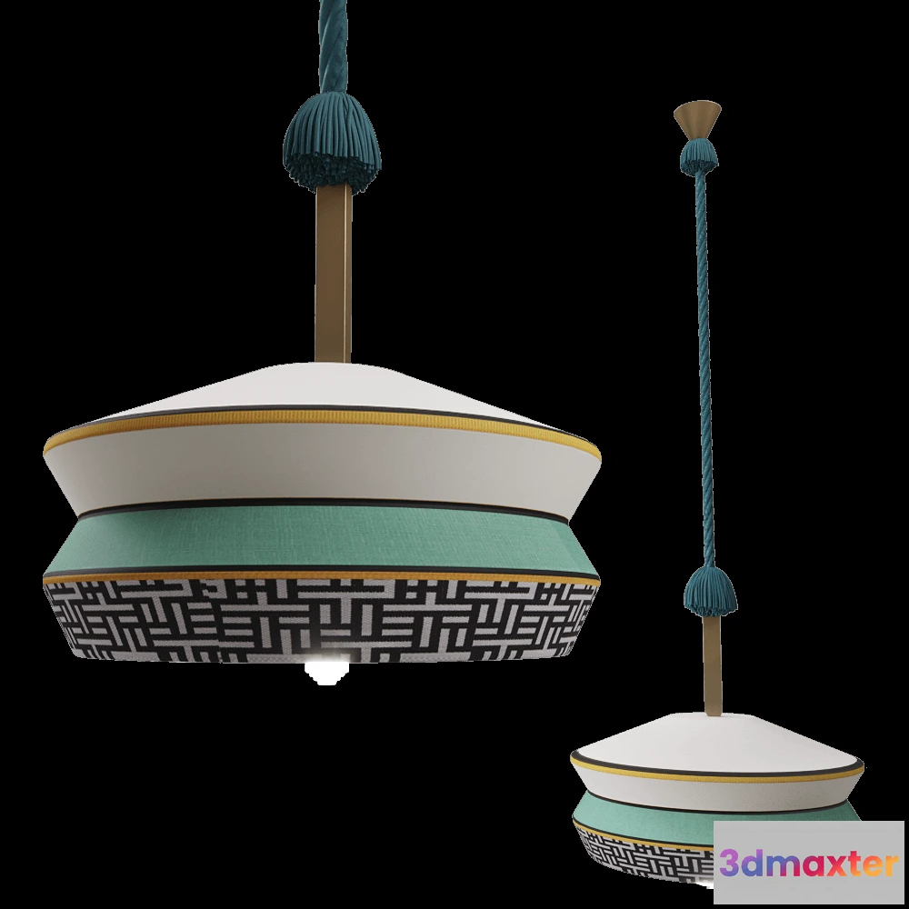 1647628 - Contardi  - Pendant lamp Calypso SO ANTIGUA 3D Max