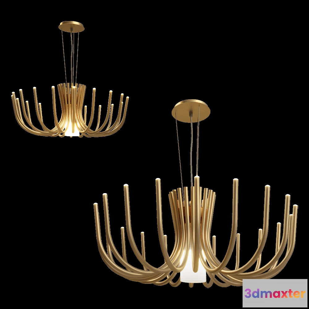 1647634 - Contardi  - Chandelier Stardust So Small 3D Max
