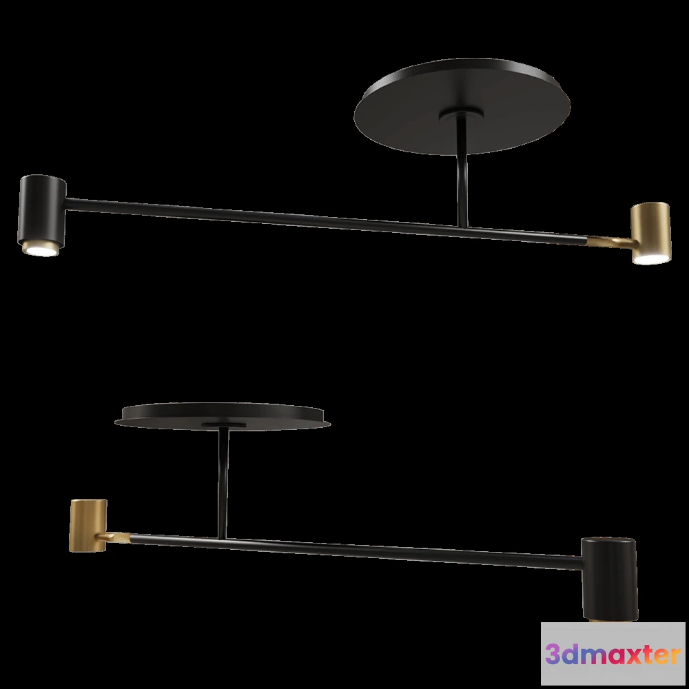 1647646 - Contardi  - Ceiling lamp Melanocetus PL 3D Max