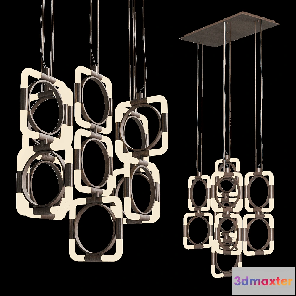 1647666 - CPRN HOMOOD - Chain chandelier Art.D682 3D Max