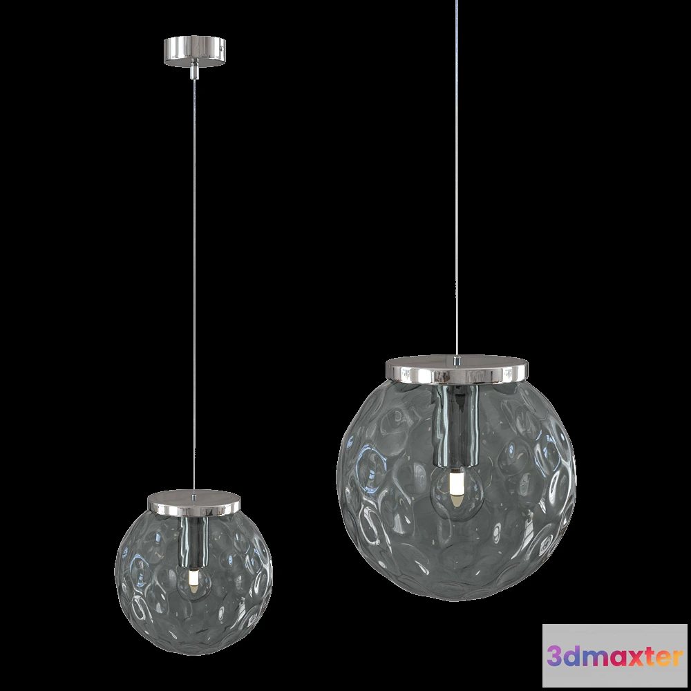 1647742 - CRYSTAL LUX - Pendant lamp Mayo SP1 D200 ChromeGreen 3D Max