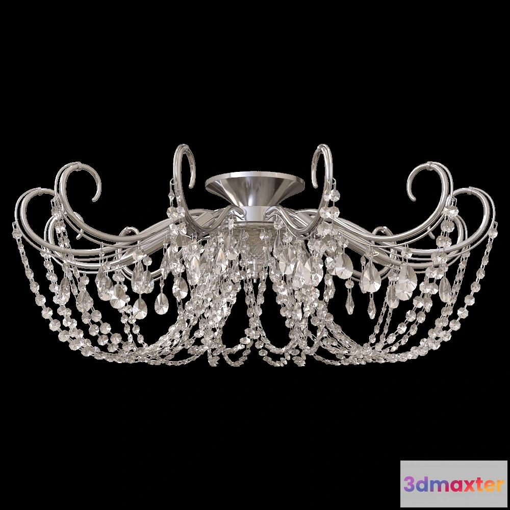 1647824 - CRYSTAL LUX - Ceiling lamp Imperia PL6 Chrome 3D Max