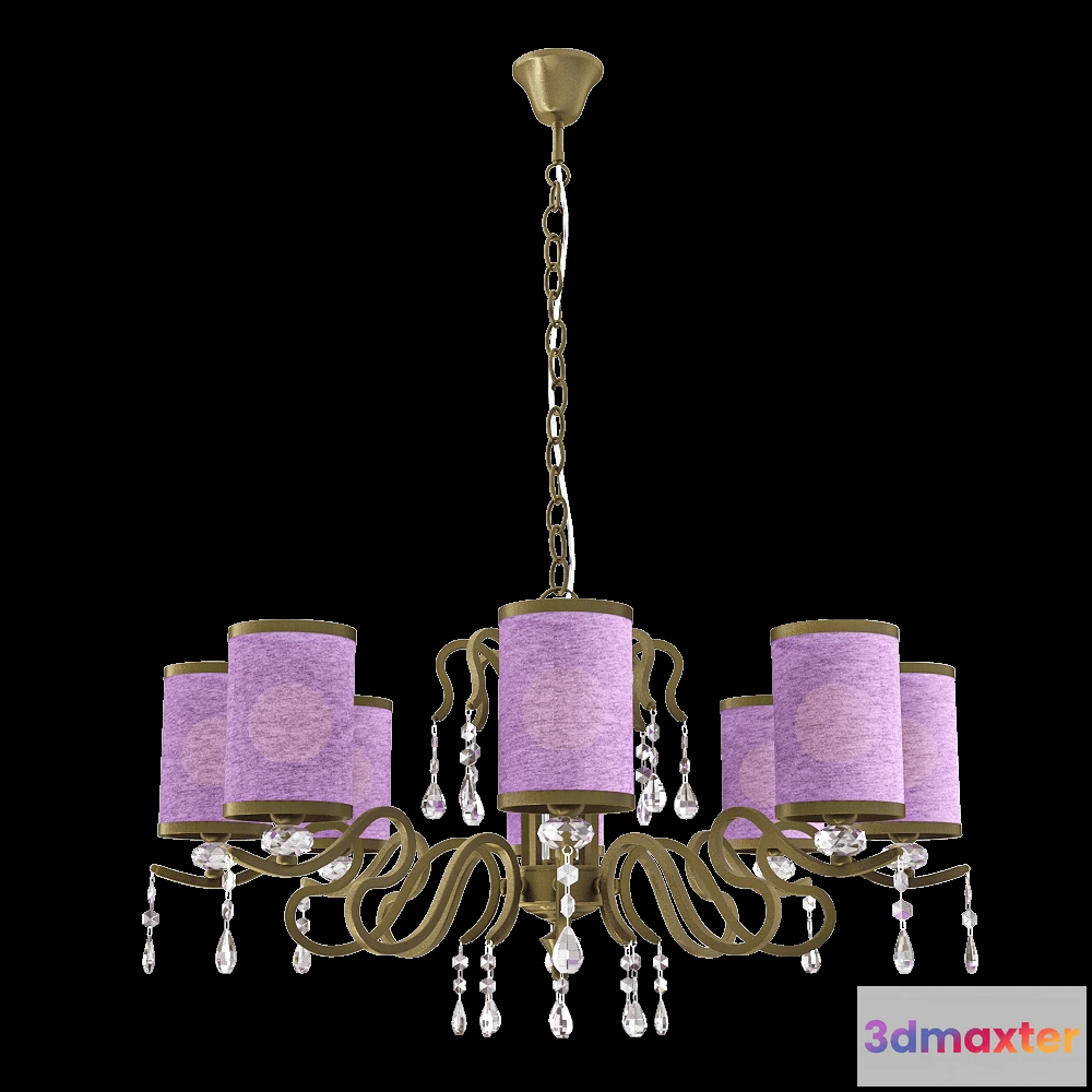 1647842 - CRYSTAL LUX - Pendant lamnp Elisa SP8 3D Max