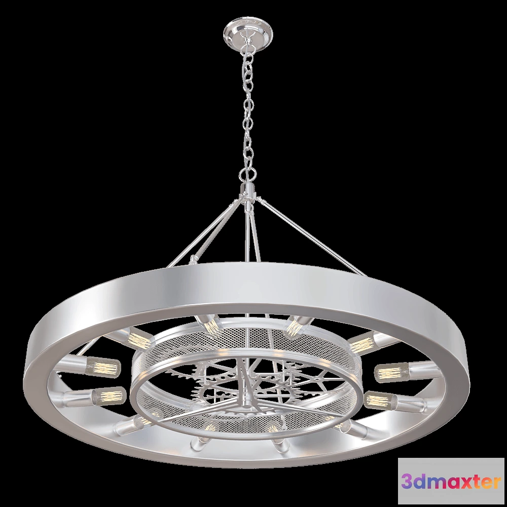 1647858 - CRYSTAL LUX - Pendant lamp Valentina SP12 D1000 3D Max