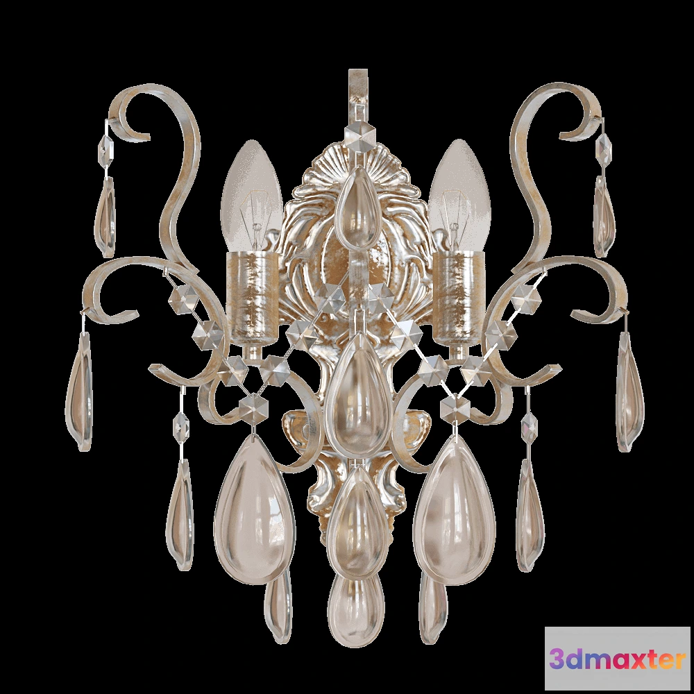 1647860 - CRYSTAL LUX - Pendant lamp Sevilia AP2 3D Max