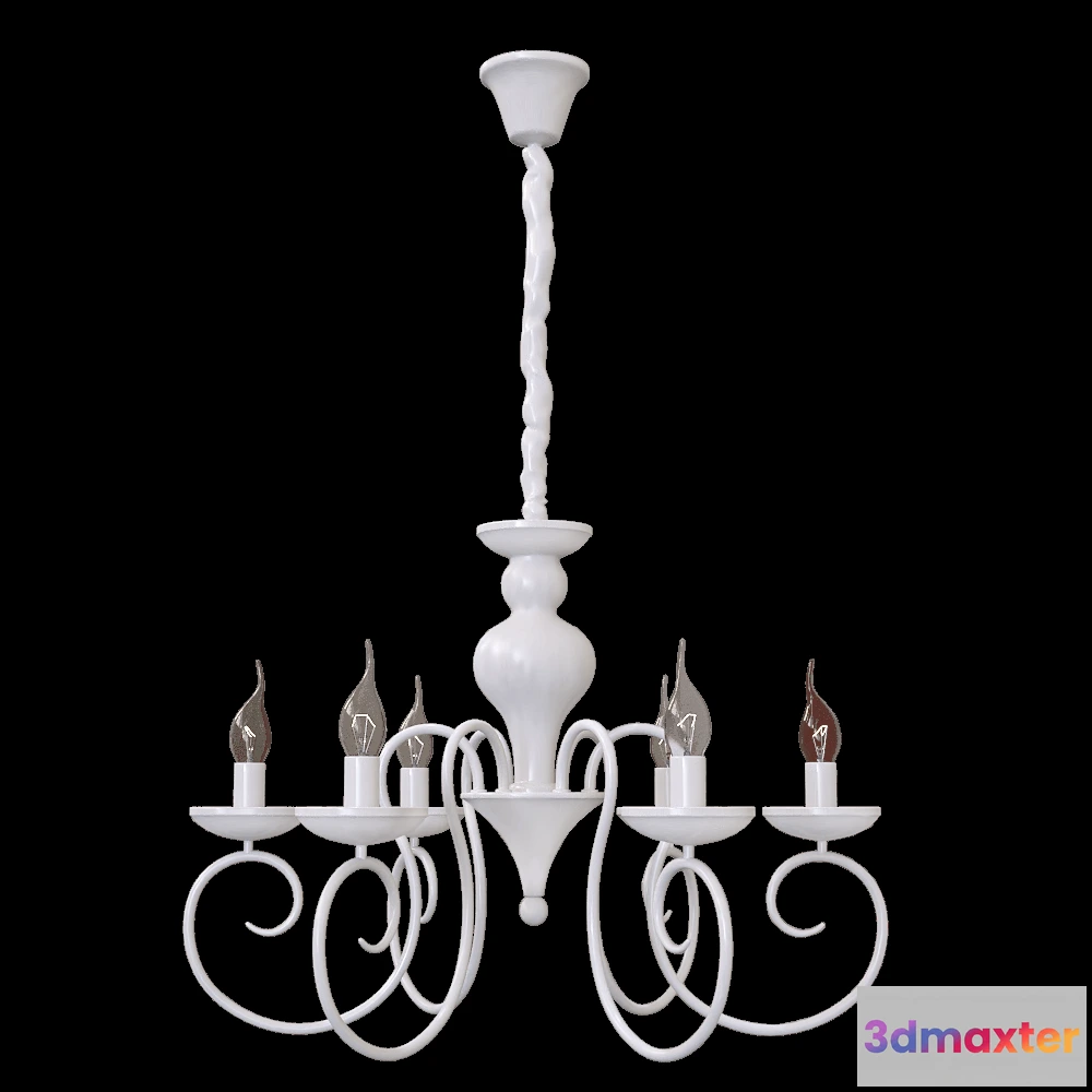 1647862 - CRYSTAL LUX - Pendant lamp Sempre SP6 3D Max