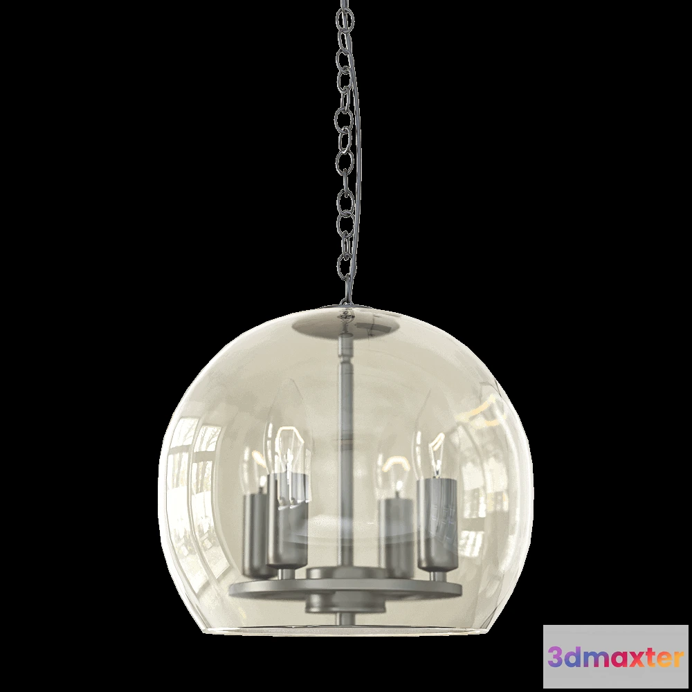 1647942 - CRYSTAL LUX - Pendant lamp Krus SP4 boll 1 3D Max