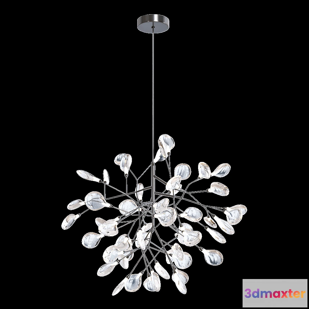 1647974 - CRYSTAL LUX - Pendant lamp Evita SP36 black 3D Max