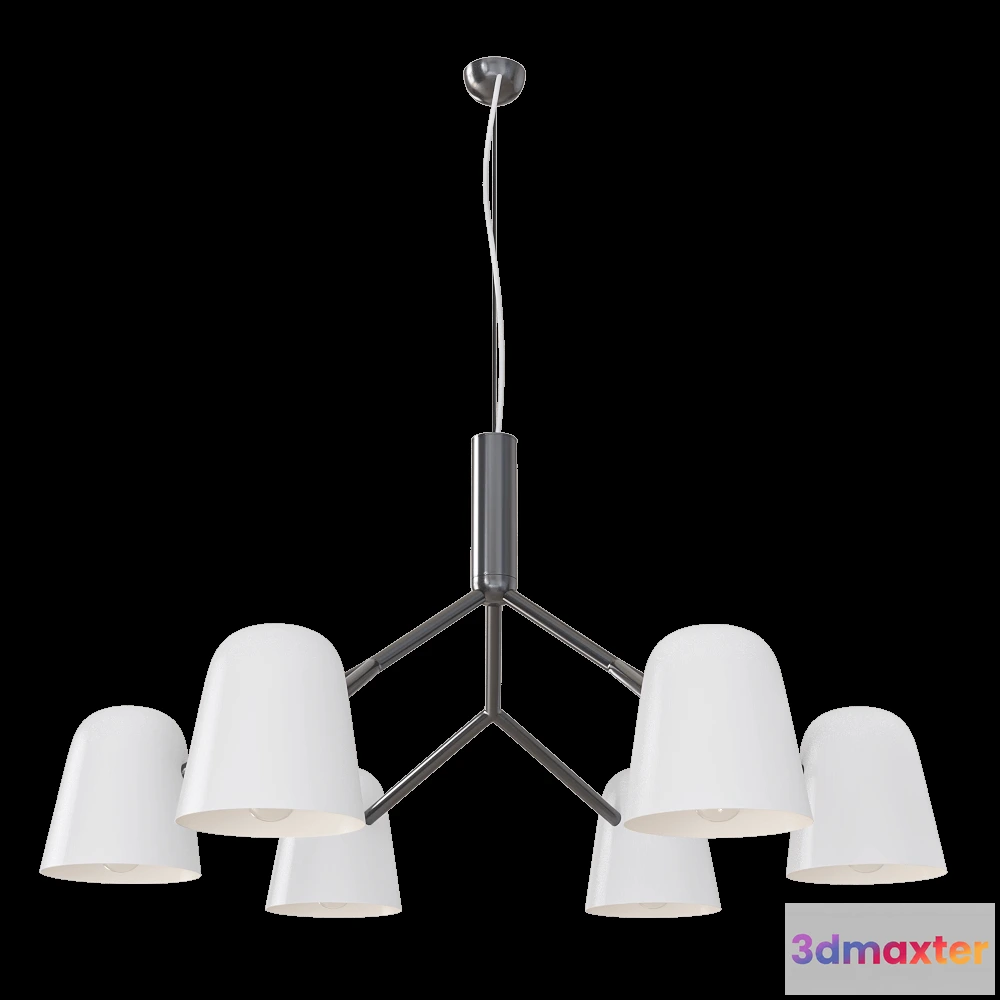 1647982 - CRYSTAL LUX - Pendant lamp Enrique SP6 3D Max