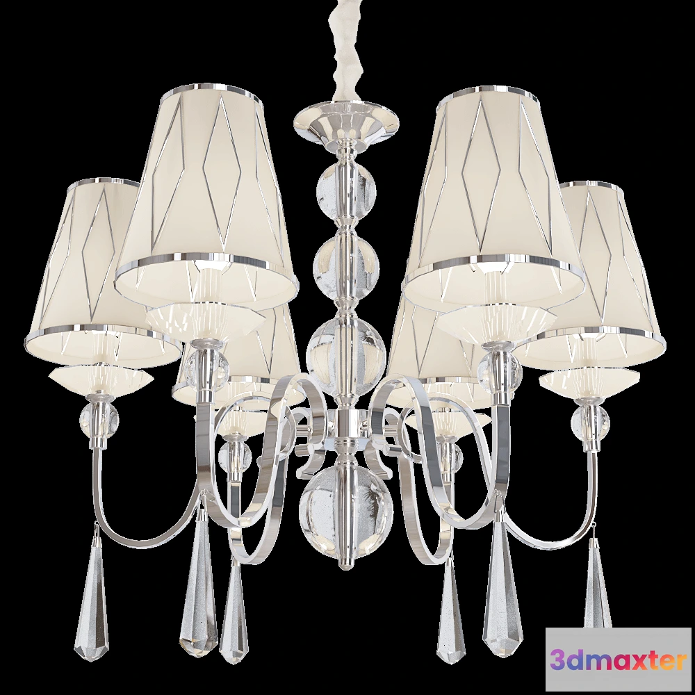 1648002 - CRYSTAL LUX - Pendant lamp Dandy SP6 3D Max