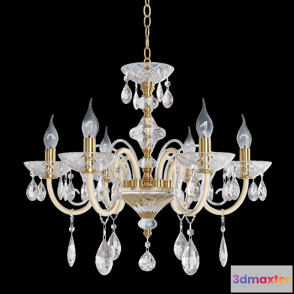 1648006 - CRYSTAL LUX - Pendant lamp Dalia SP6 3D Max