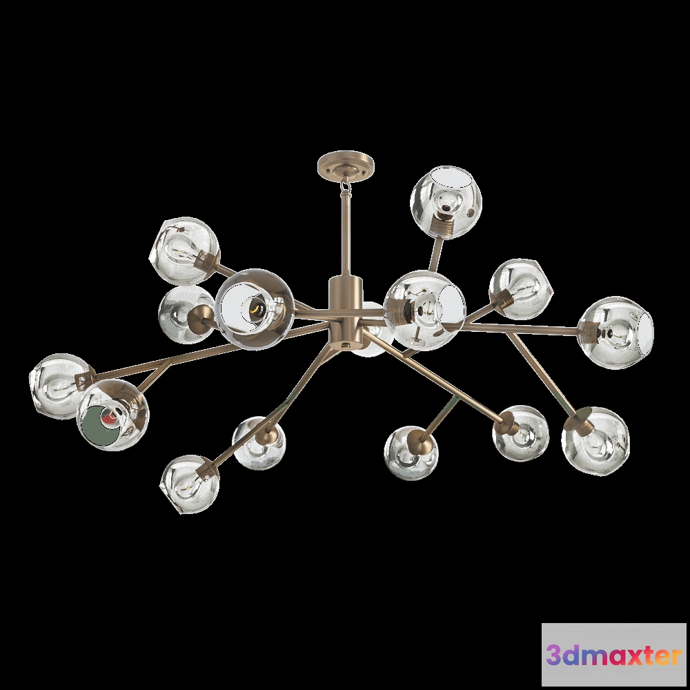 1648052 - CRYSTAL LUX - Pendant lamp  Bueno SP-PL15 3D Max