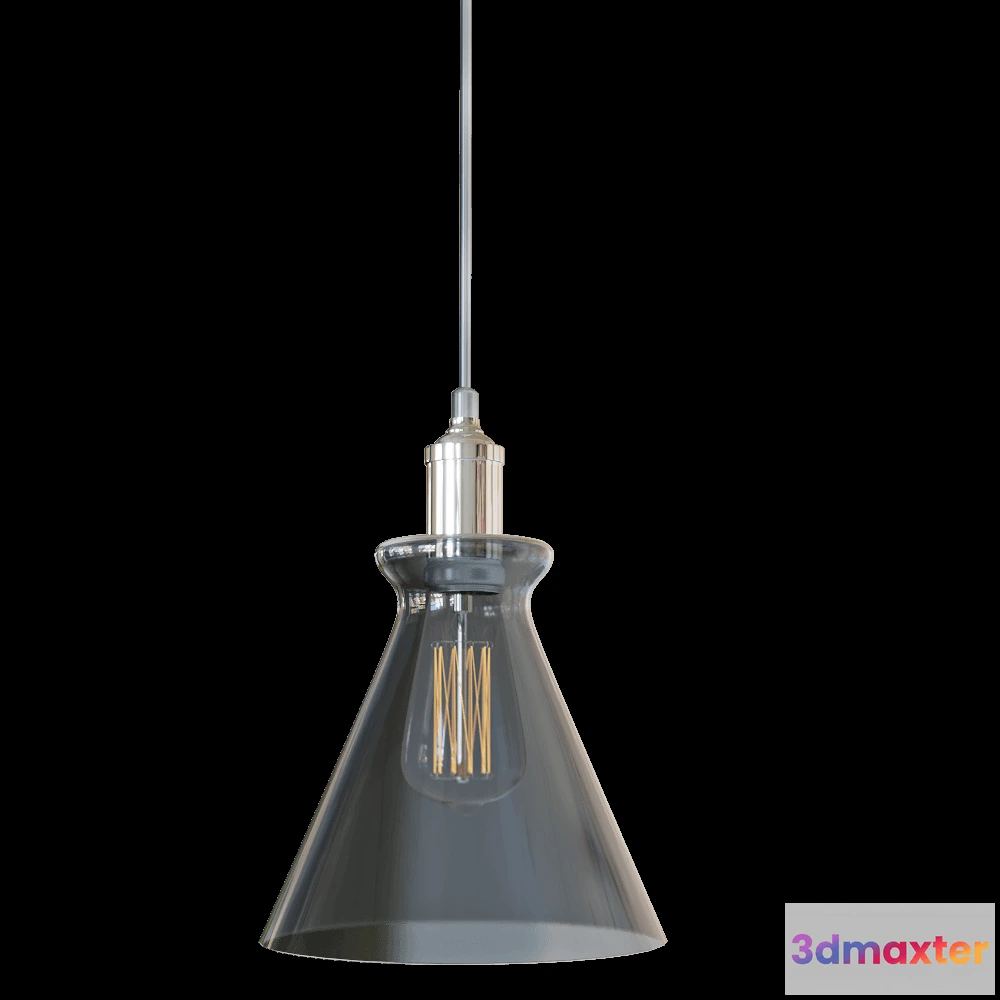 1648054 - CRYSTAL LUX - Pendant lamp Campanella SP1 Amber 3D Max