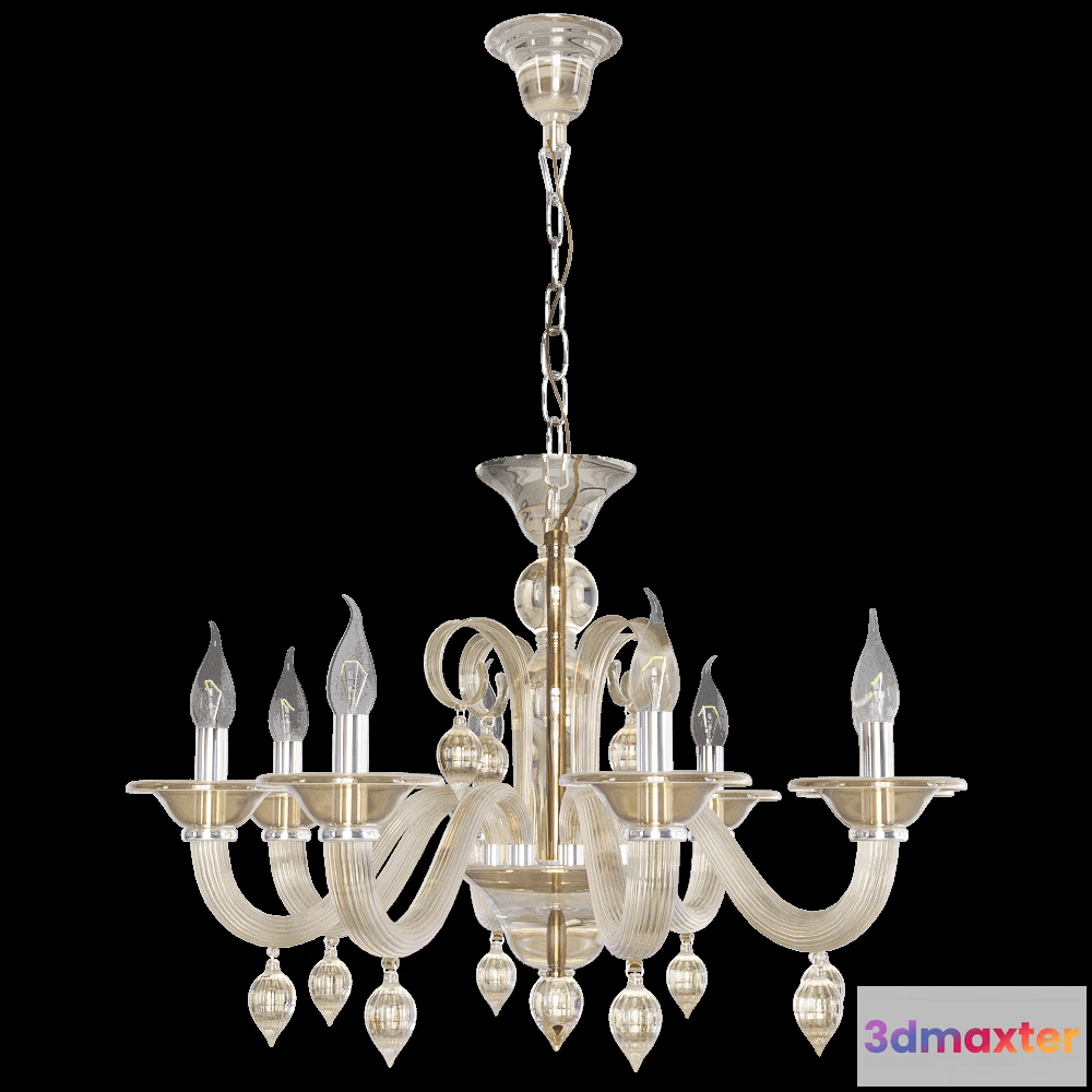 1648056 - CRYSTAL LUX - Pendant lamp Caetano SP8 3D Max