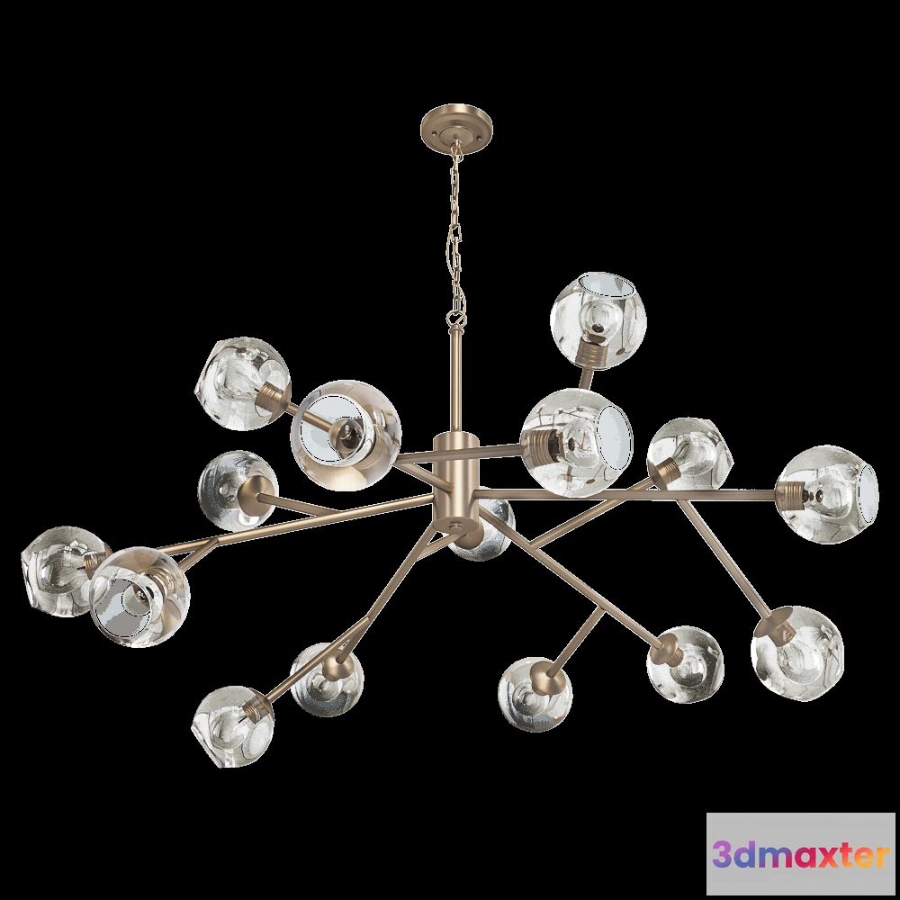 1648066 - CRYSTAL LUX - Pendant lamp Bueno SP-PL15 3D Max