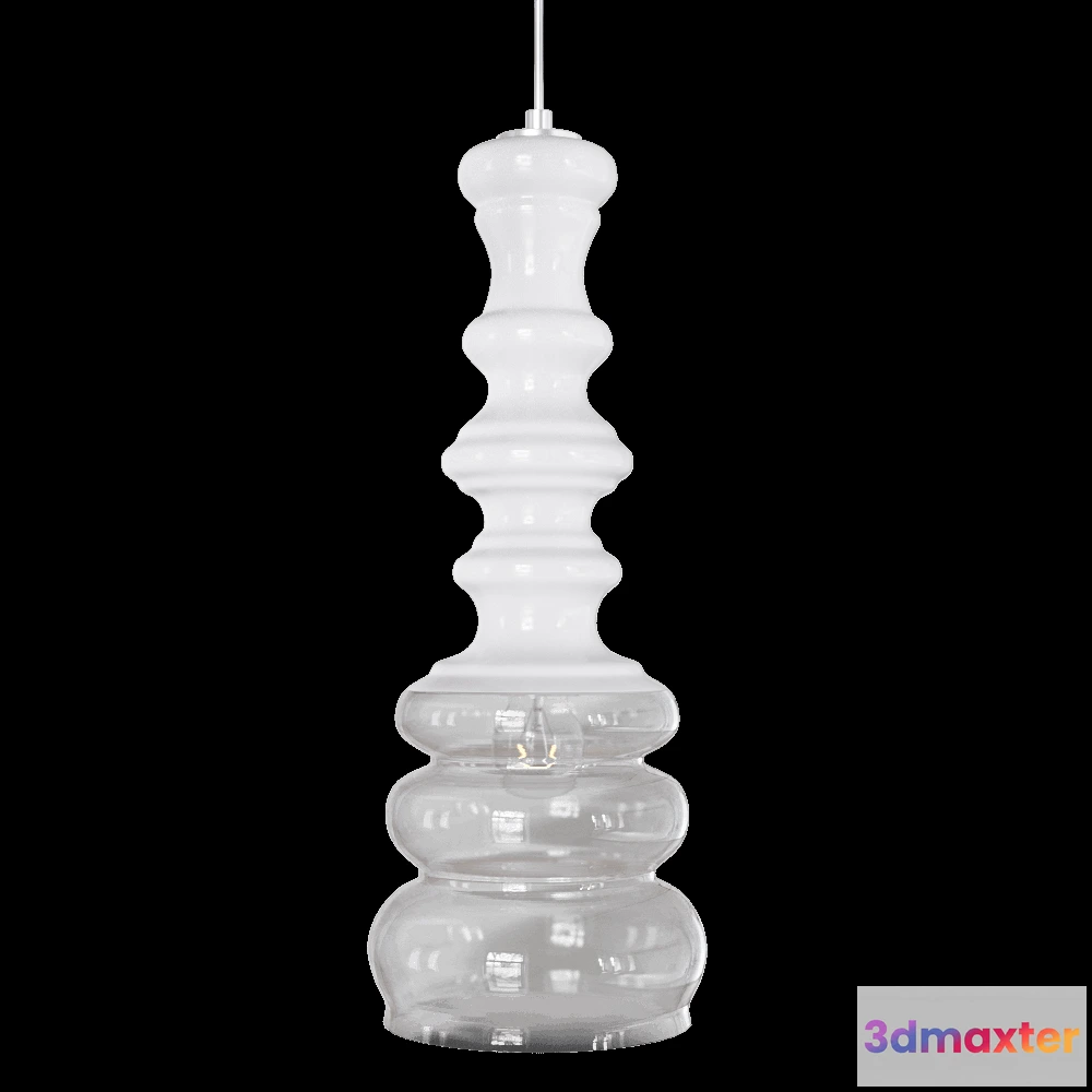 1648068 - CRYSTAL LUX - Pendant lamp Bell SP1 White 3D Max