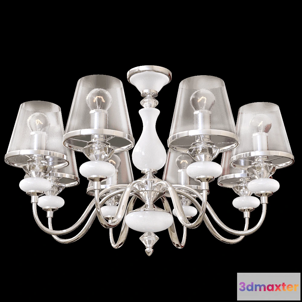 1648070 - CRYSTAL LUX - Pendant lamp  Betis SP-PL8 3D Max