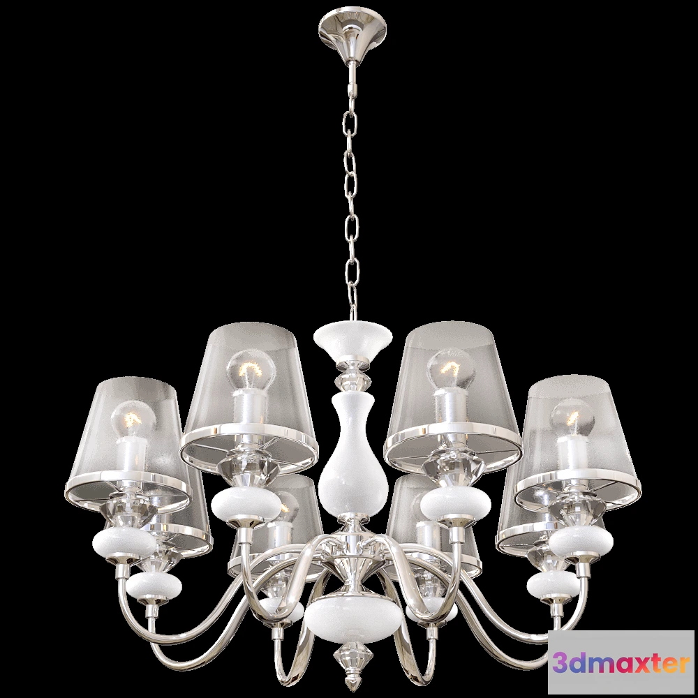 1648072 - CRYSTAL LUX - Pendant lamp Betis SP8 3D Max