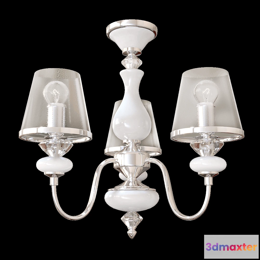 1648080 - CRYSTAL LUX - Pendant chandelier Betis SP-PL3 3D Max
