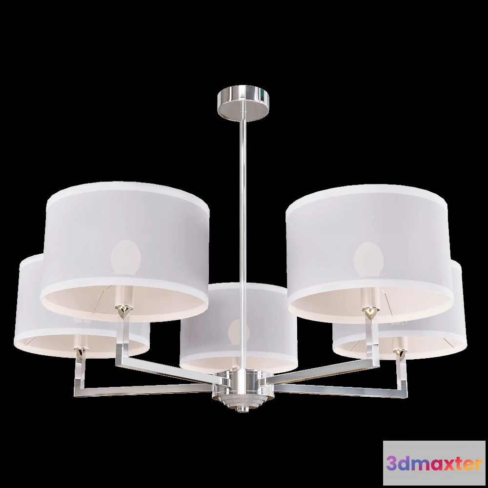 1648084 - CRYSTAL LUX - Pendant chandelier Asta SP5 3D Max