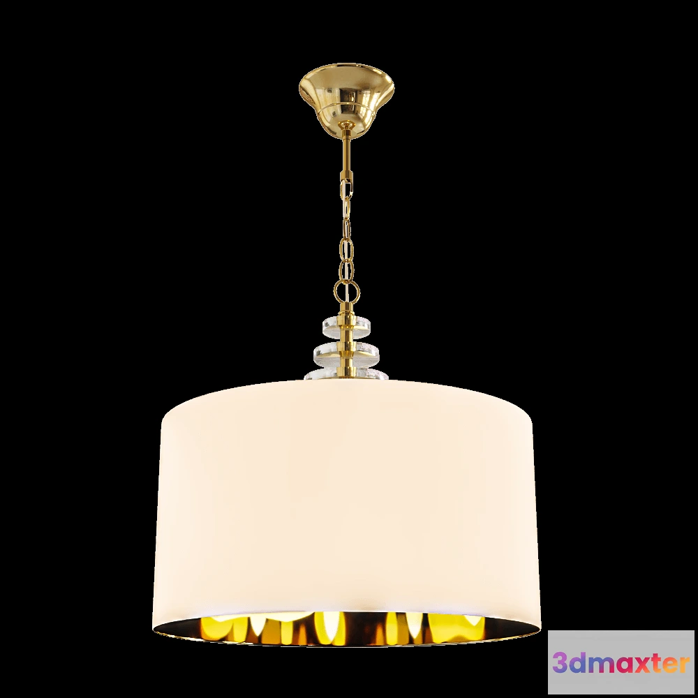 1648086 - CRYSTAL LUX - Pendant lamp Armando SP4 Gold 3D Max