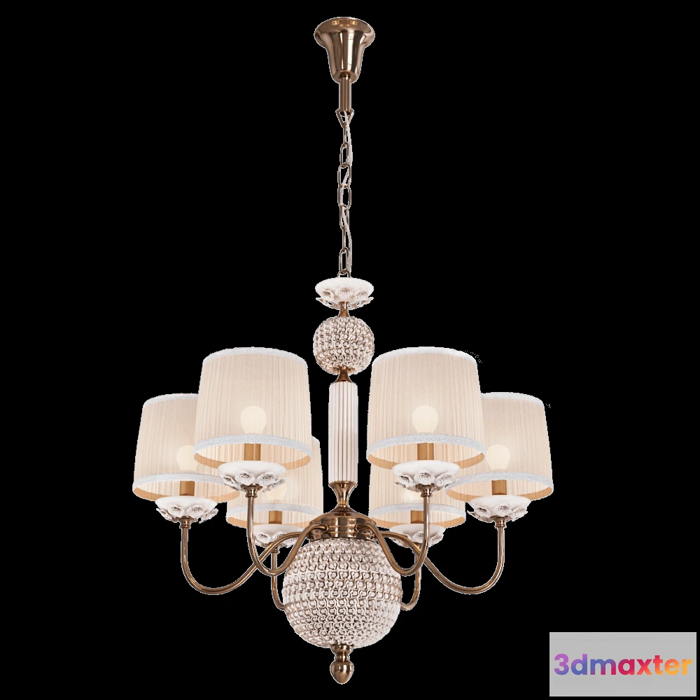 1648108 - CRYSTAL LUX - Pendant chandelier Adagio SP6 3D Max