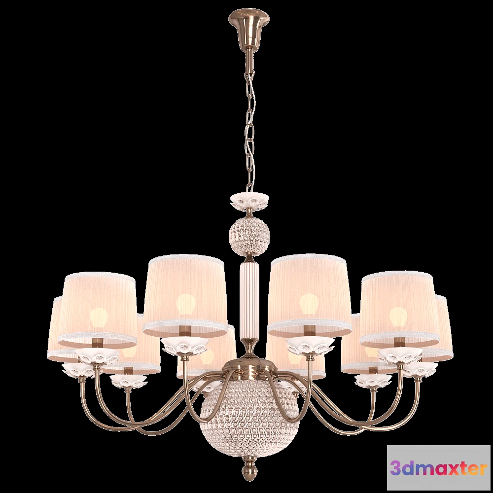 1648116 - CRYSTAL LUX - Pendant lamp Adagio SP10 3D Max