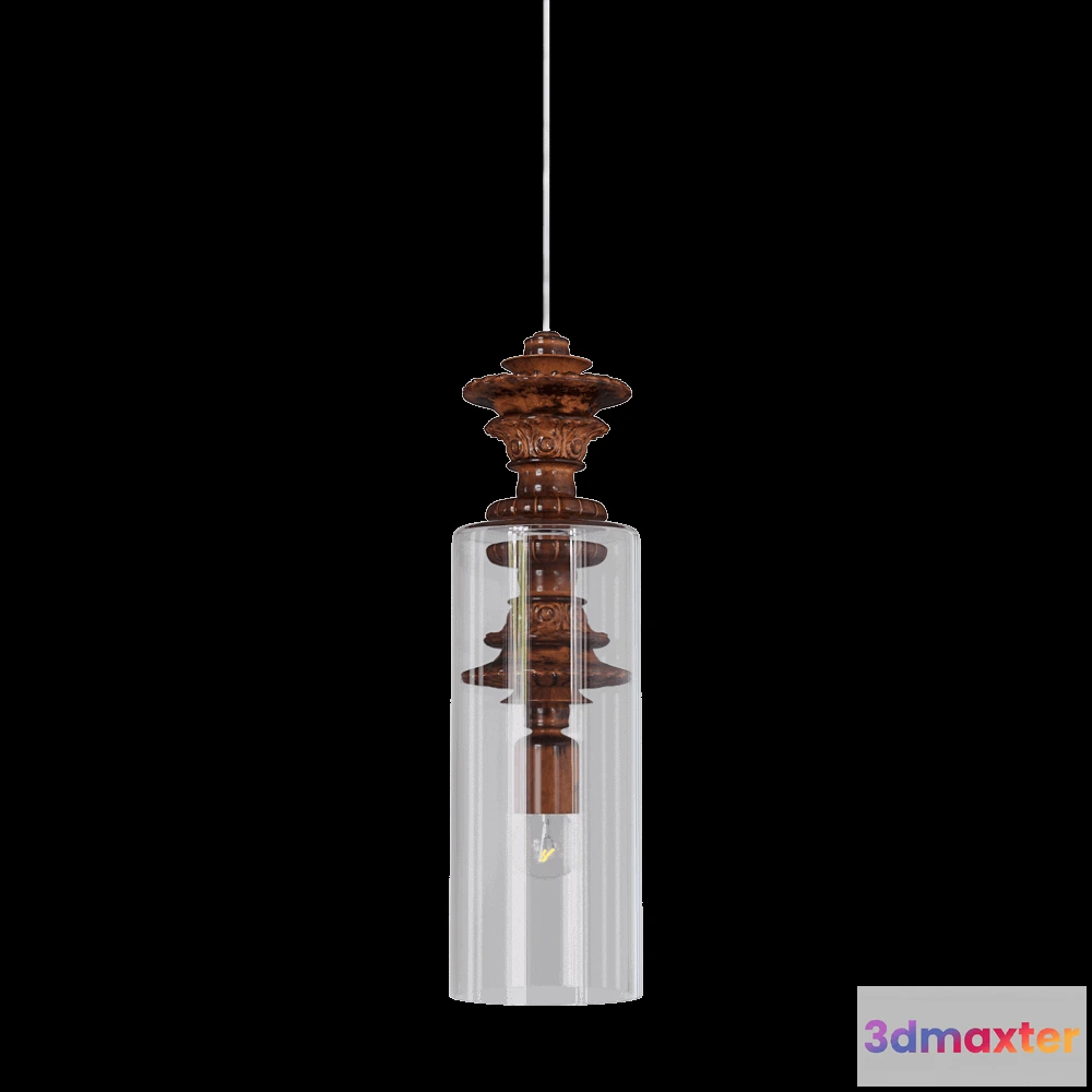 1648124 - CRYSTAL LUX - Pendant lamp Beam SP1 3D Max