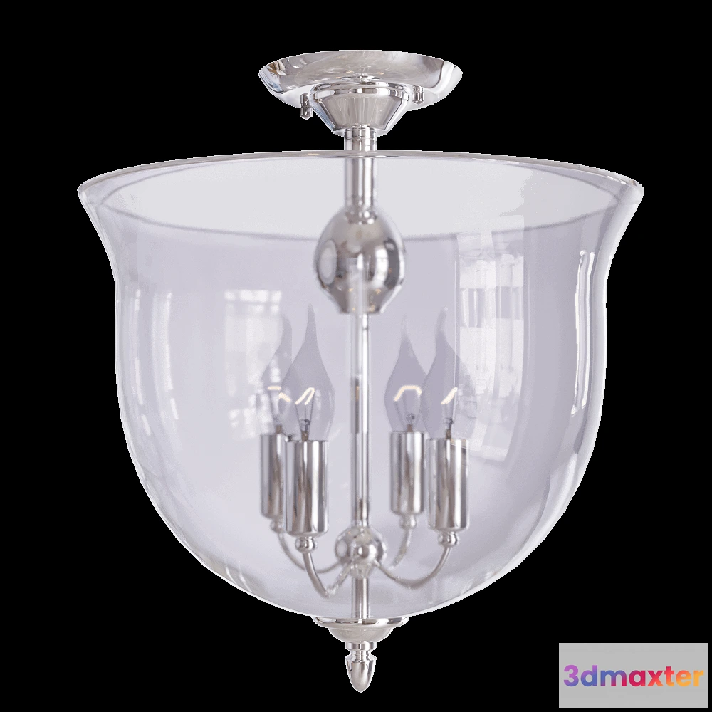 1648128 - CRYSTAL LUX - Pendant lamp Atlas Pl4 3D Max
