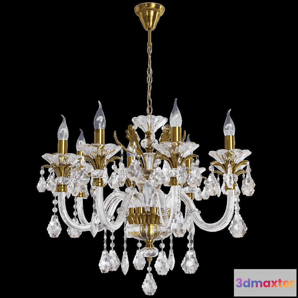 1648134 - CRYSTAL LUX - Pendant lamp Alicante SP8 3D Max