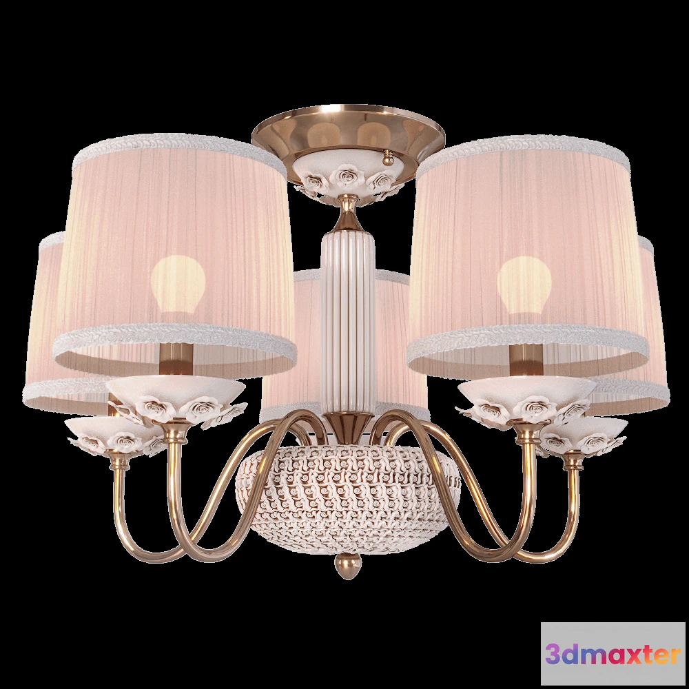 1648140 - CRYSTAL LUX - Pendant lamp Adagio PL5 3D Max