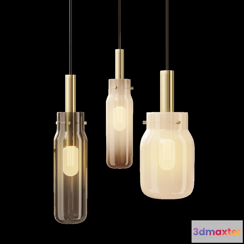 1648182 - DECHEM studio - Pendant lamp BANDASKA 3D Max