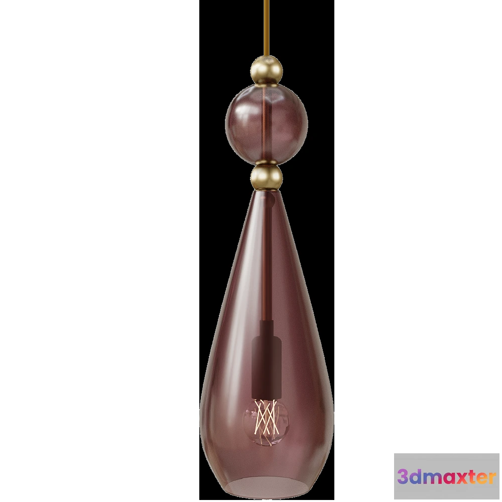 1648270 - EBB&FLOW - Pendant lamp Smykke M 3D Max