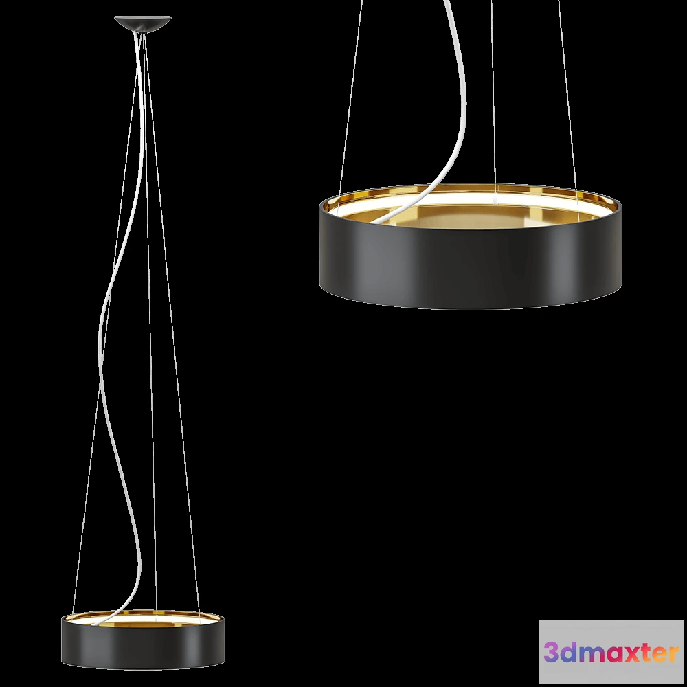 1648282 - EGOLUCE - Pendant lamp RADAR 1572 3D Max