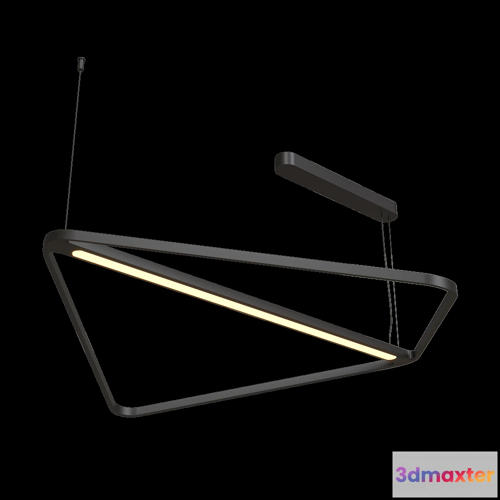 1648320 - Estel Group - Ceiling lamp KI004 - Square Hanged naked kite 3D Max