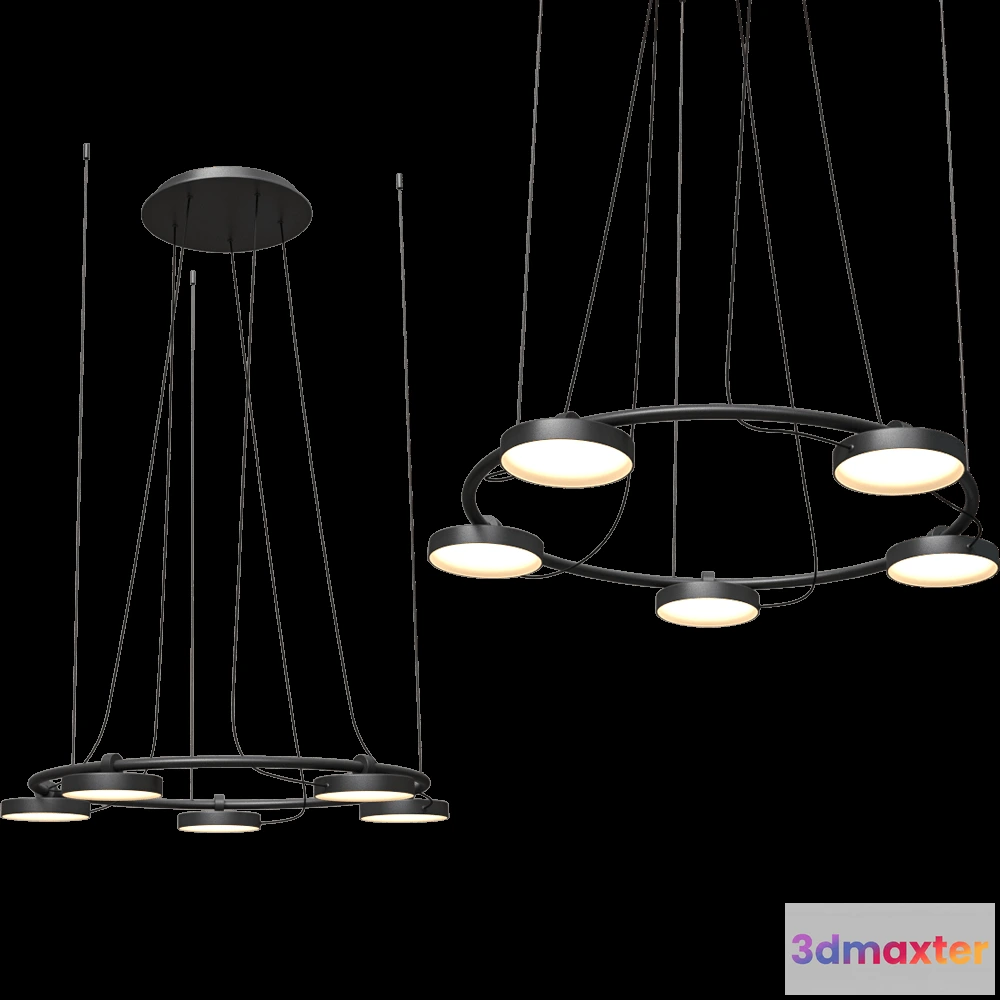 1648324 - ESTILUZ - Suspension lamp Aro 3D Max