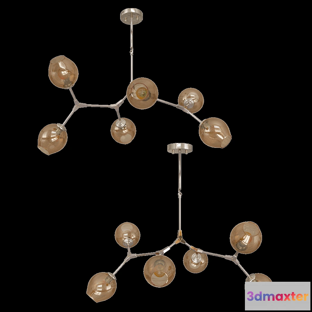 1648338 - FAVOURITE - Chandelier Bolos 1741-6P 3D Max