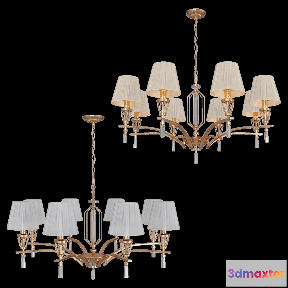 1648366 - FAVOURITE - Chandelier Sade 2690-8P 3D Max