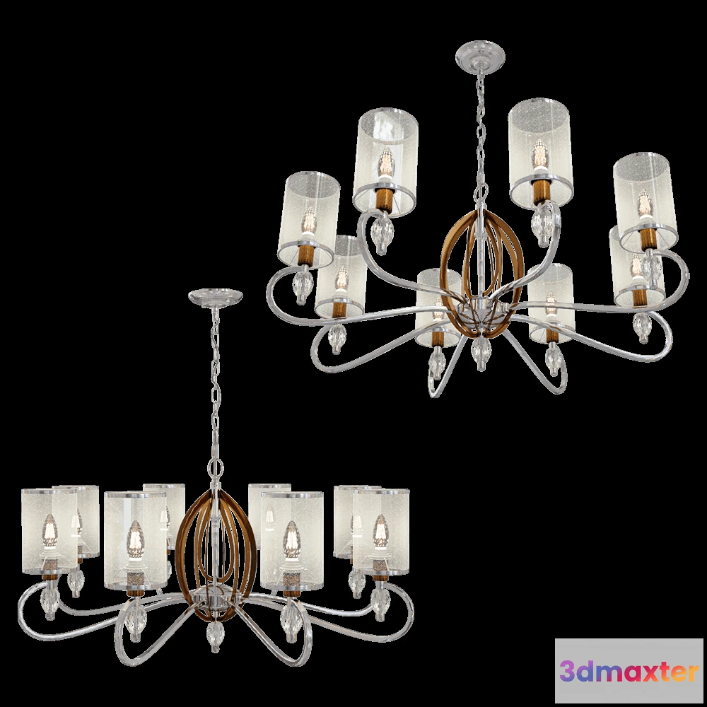 1648372 - FAVOURITE - Chandelier Stine 2705-8P 3D Max