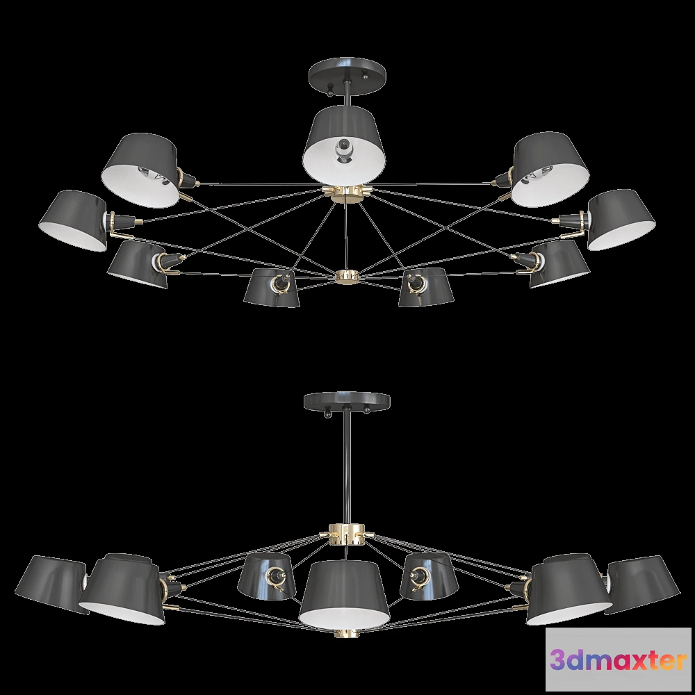1648388 - FAVOURITE - Chandelier Eimer 1512-9P 3D Max