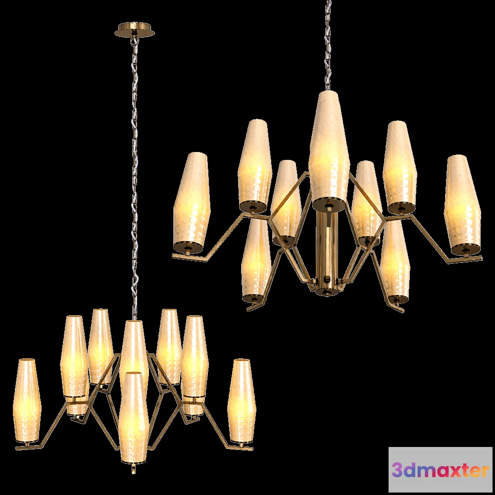 1648396 - FAVOURITE - Chandelier Figuris 2872-10P 3D Max