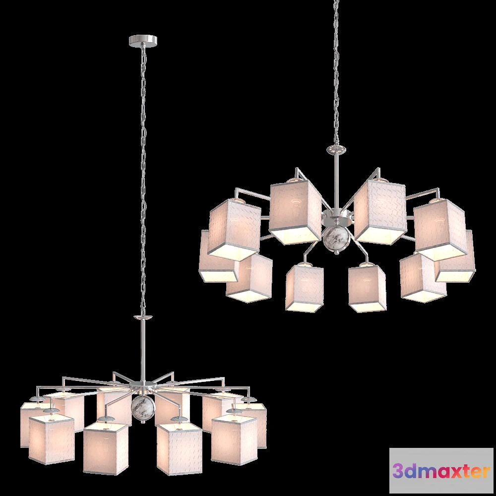 1648398 - FAVOURITE - Chandelier Diva 2821-10P 3D Max