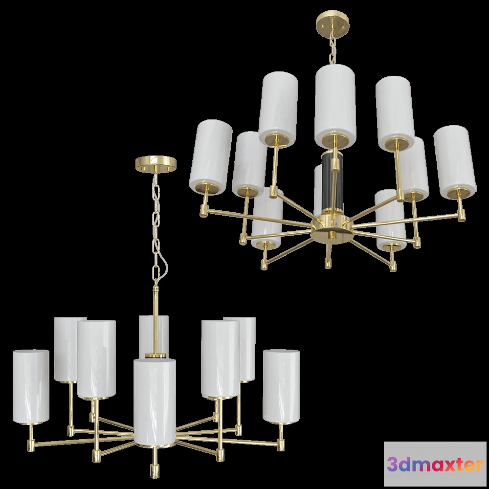 1648410 - FAVOURITE - Chandelier Palmarius 2815-10P 3D Max