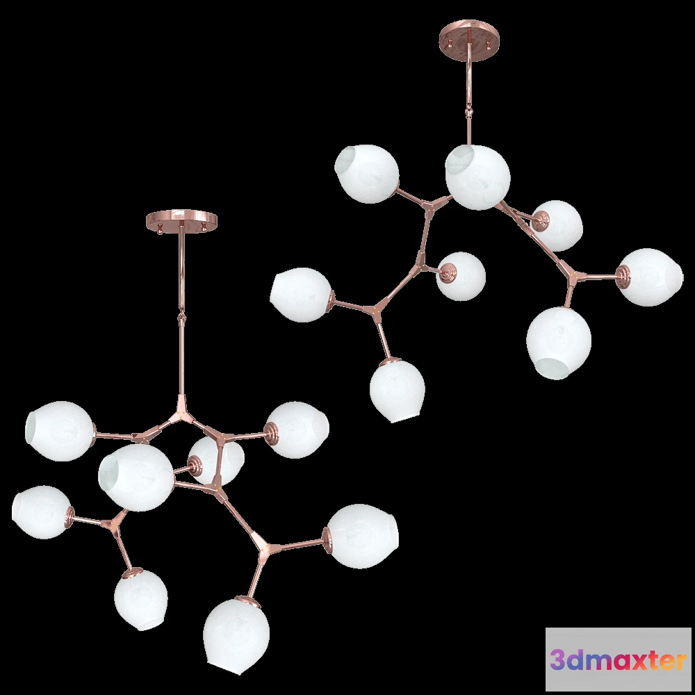 1648412 - FAVOURITE - Chandelier Bolos 1743-8P 3D Max