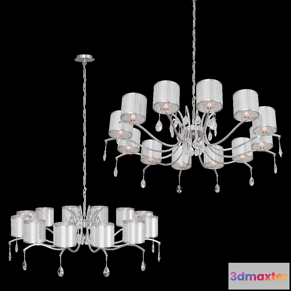 1648416 - FAVOURITE - Chandelier Low 2866-12P 3D Max